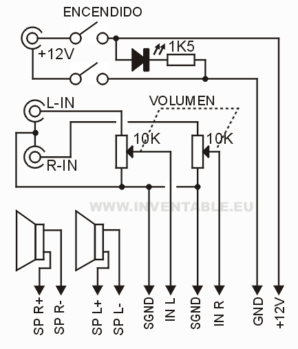 Amplificador Filtro Paso Bajo Módulo De Circuito Amplificador HiFi Audio De Subwoofer 2.1 Canales para Señales De Salida Bajos Frecuencia Completa Entrada DC 12-30V/Ac 9-20V Preamplificador Placa 