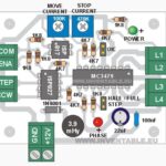 Potencia para step motor con entradas fotoacopladas