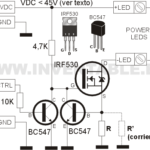 Driver para leds de alta potencia con entrada de control PWM