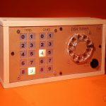 Timer de cocina con un disco telefónico