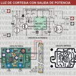 Luz de cortesía con salida de potencia
